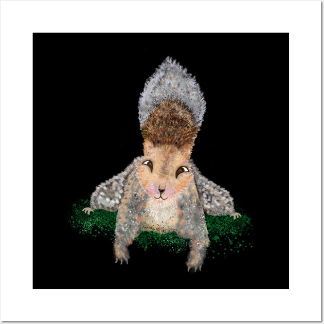 Sweet Squirrel Wall Art by Lynndarakos